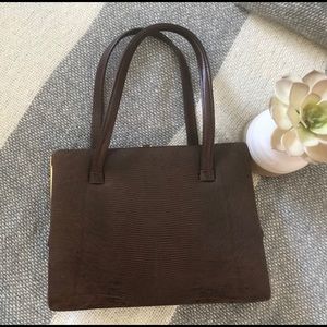 Vintage, crocodile handbag